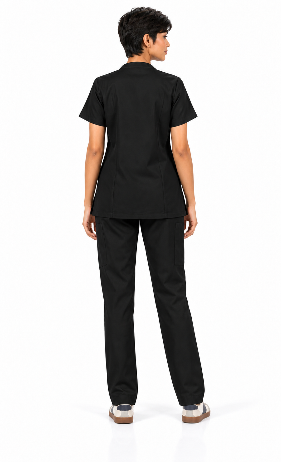 Cura Core Women's V-Neck Black