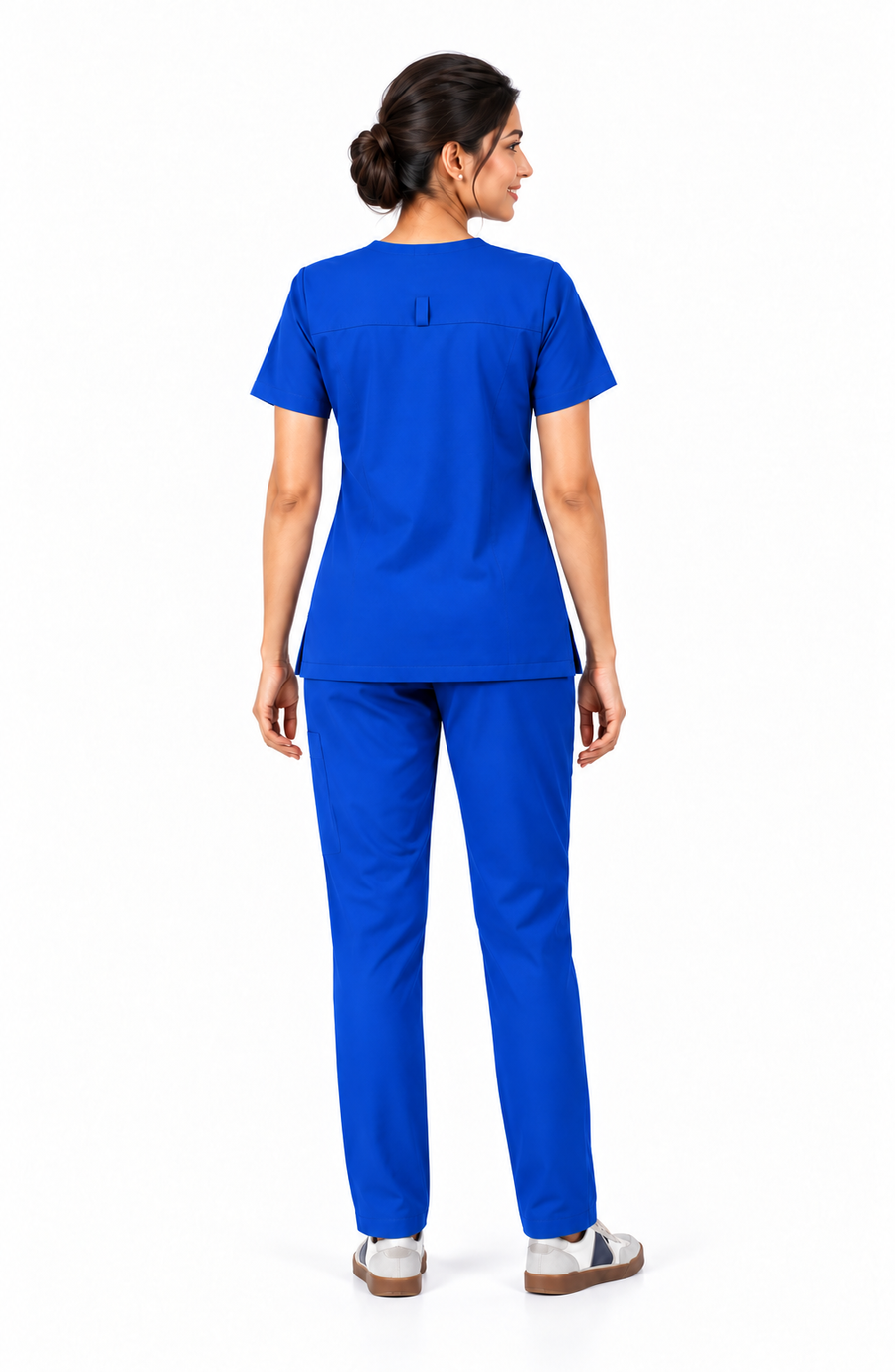 Cura Core Women's V-Neck - Dark Royal Blue