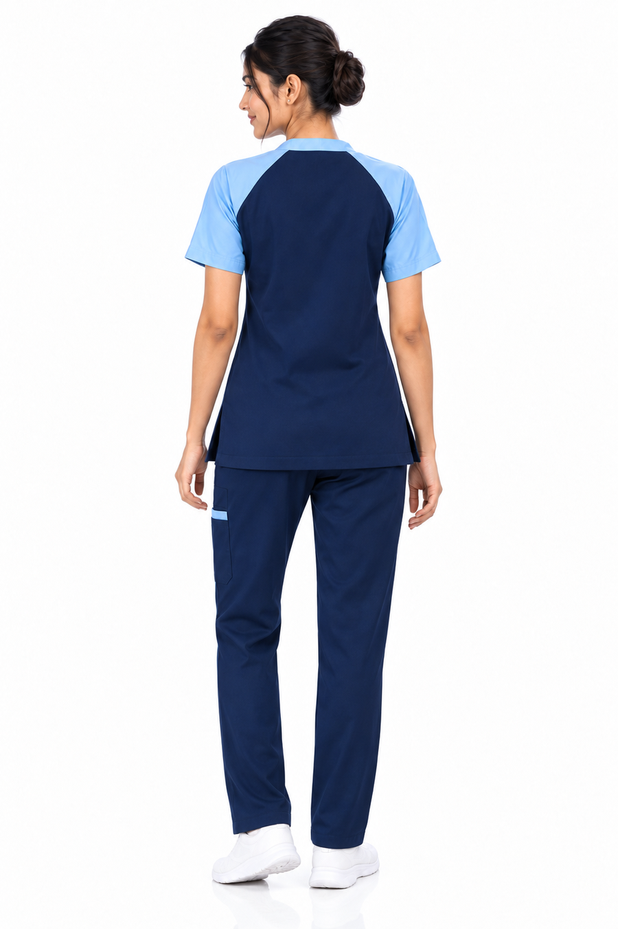 Cura Pro Women’s with Zipper Scrub (2-Way Stretch)