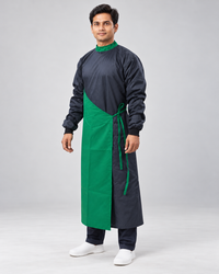 Impervious Gown Big Flap - Green