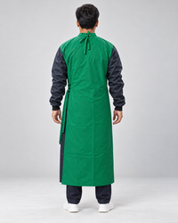 Impervious Gown Big Flap - Green