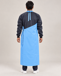 Impervious Gown Big Flap - Sky Blue
