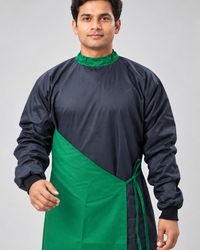 Impervious Gown Big Flap - Green