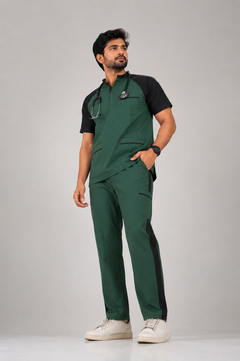Cura Pro Men’s V-Neck(2-Way Stretch) Scrub