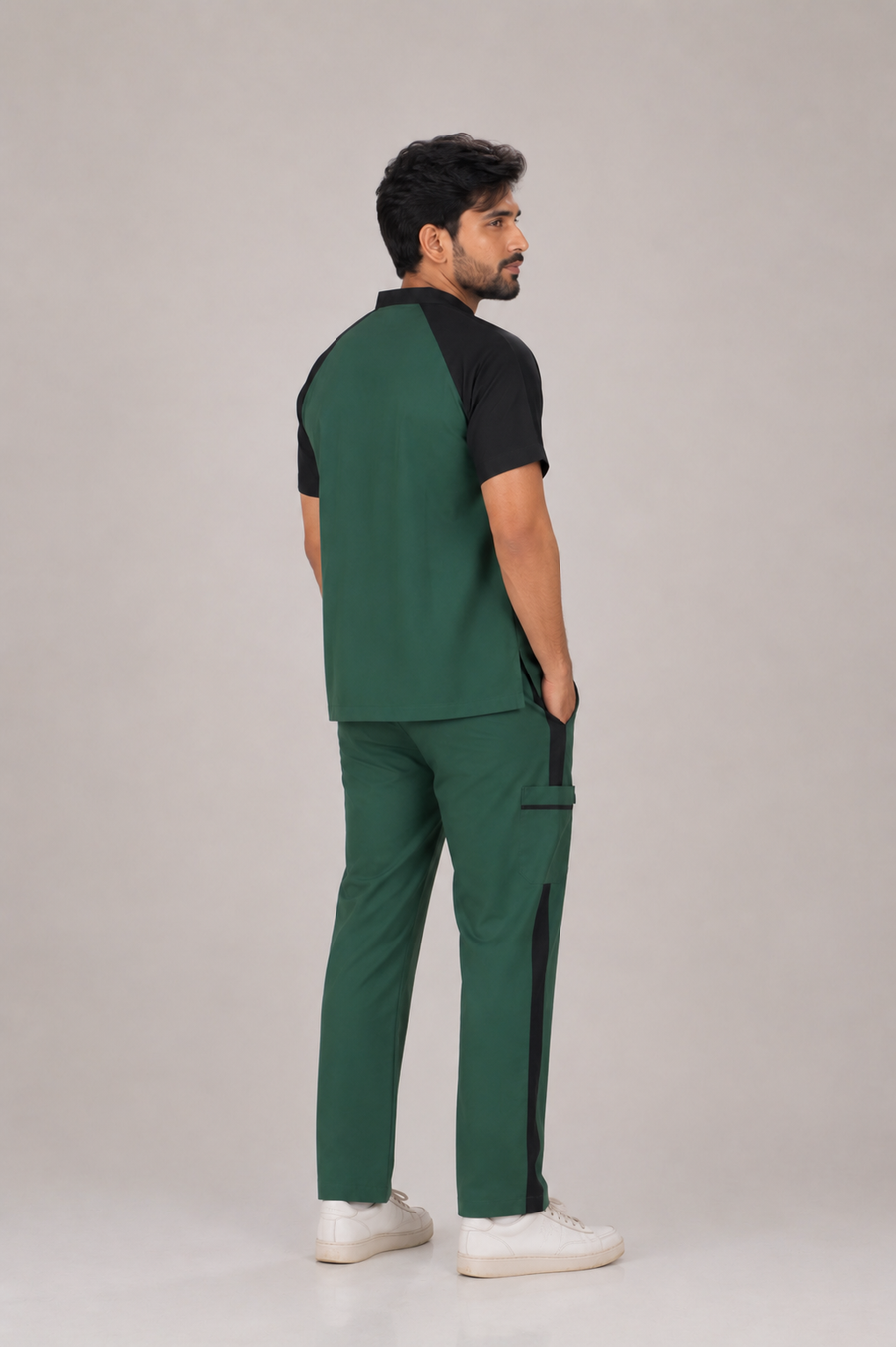 Cura Pro Men’s V-Neck(2-Way Stretch) Scrub