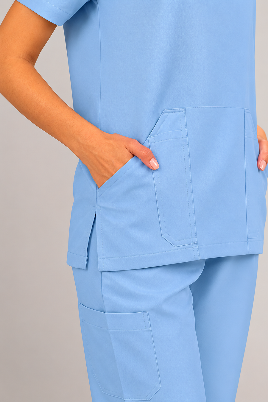 Cura Pro Women’s V-Neck  (2-Way Stretch) Scrub