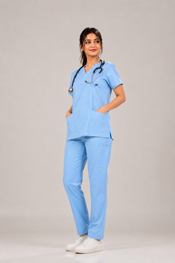 Cura Pro Women’s V-Neck  (2-Way Stretch) Scrub