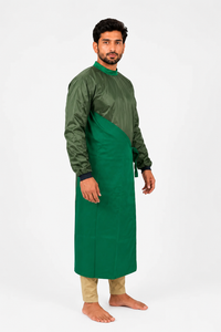 Surgeon Gown with impervious Material Dark Green Color