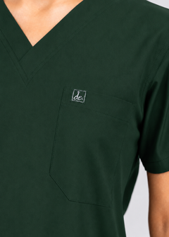 Cura Core Women's  V-Neck Dark Green