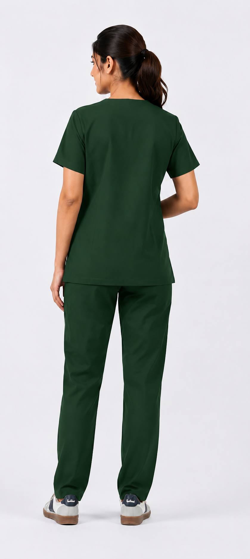Cura Core Women's  V-Neck Dark Green