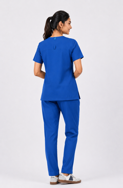 Cura Core Women's  V-Neck Blue