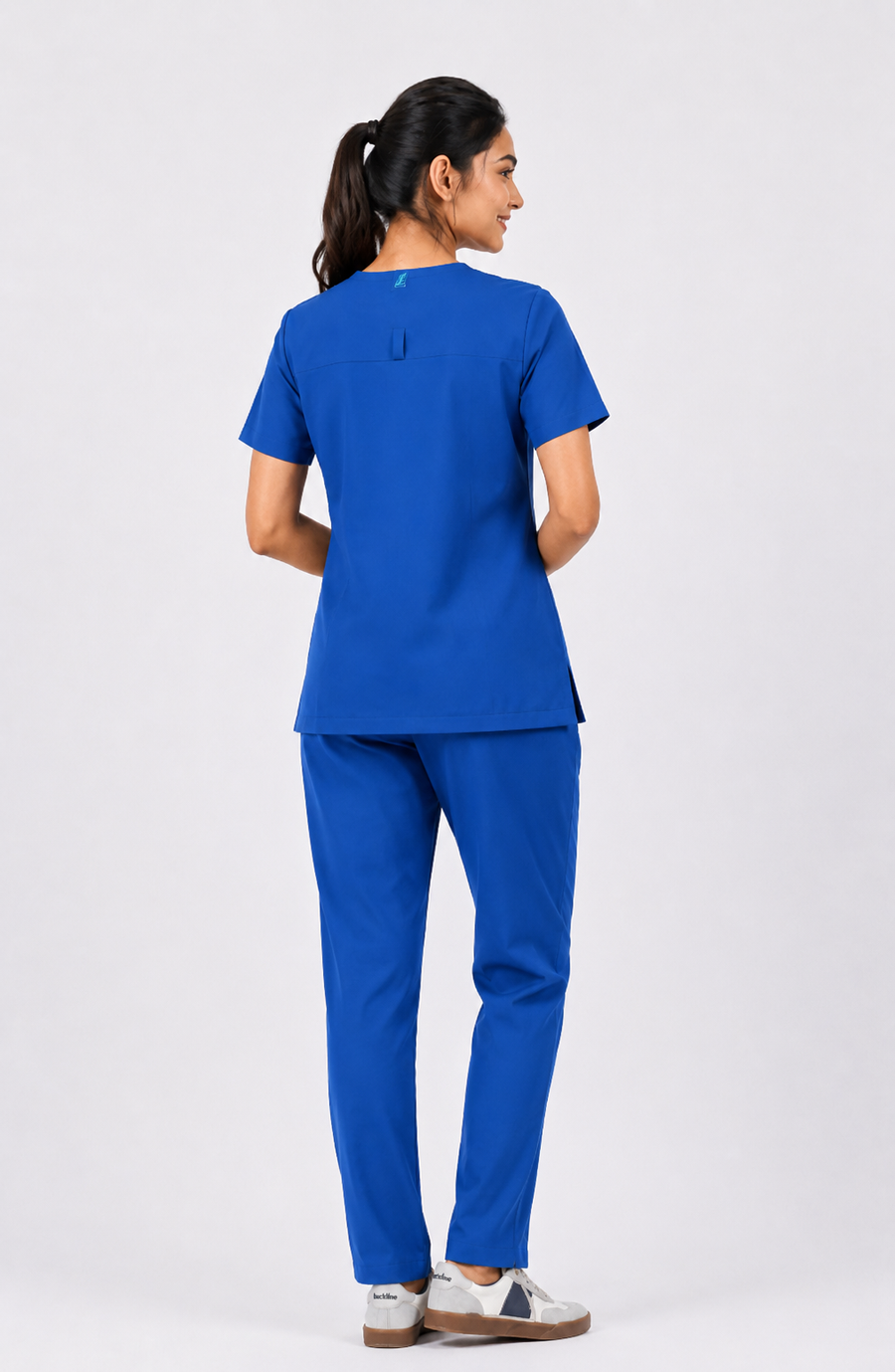 Cura Core Women's  V-Neck Blue