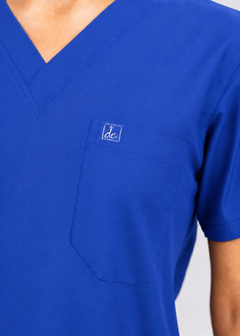 Cura Core Women's  V-Neck Blue