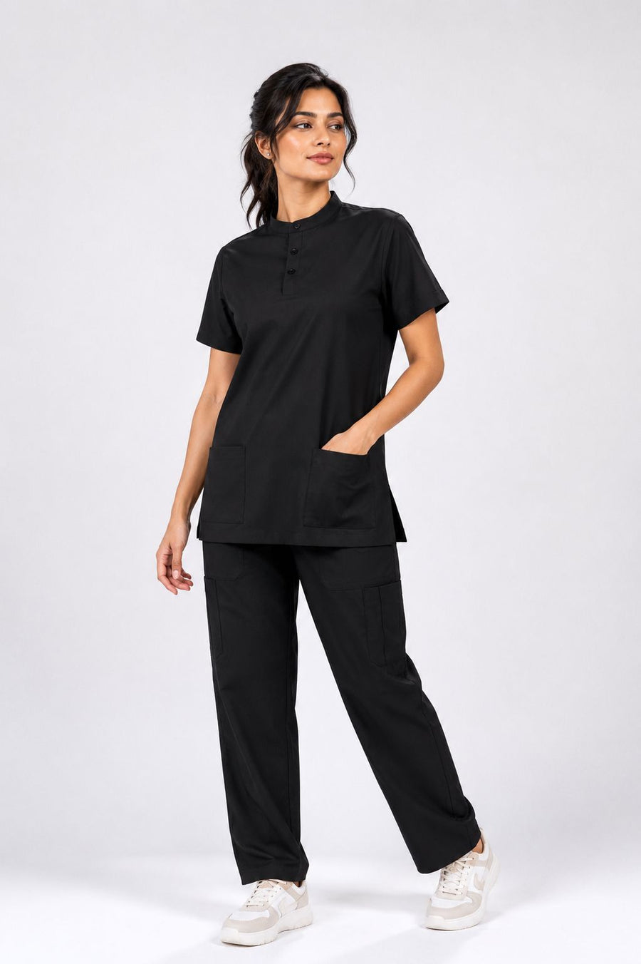 Cura Pro Women’s Mandarin Neck Scrub