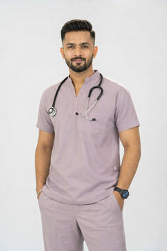 Cura Signature Men’s V-Neck(4-Way Stretch) Scrub