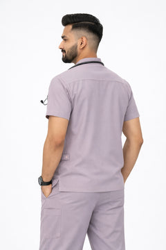 Cura Signature Men’s V-Neck(4-Way Stretch) Scrub