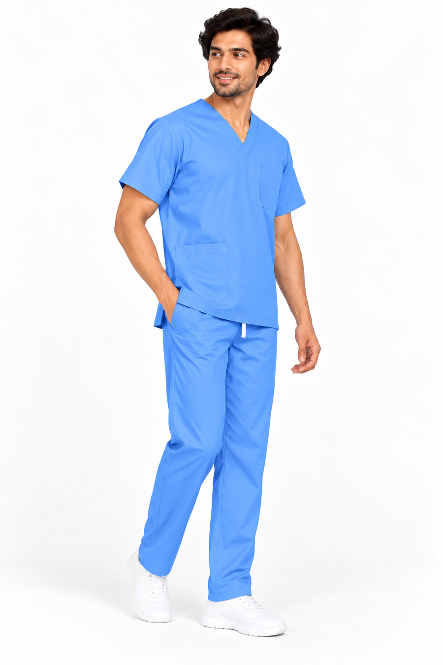 Men’s Reversible Scrub Set – Royal Blue