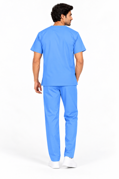 Men’s Reversible Scrub Set – Royal Blue