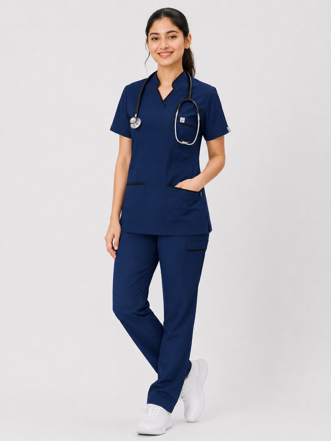 Cura Pro Women’s V-Neck(2-Way Stretch) Scrub