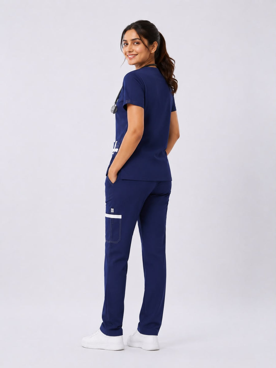 Cura Pro Women’s V-Neck(2-Way Stretch) Scrub