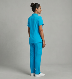 Cura Pro Women’s Collar V-Neck(2-Way Stretch) Scrub