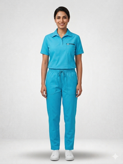 Cura Pro Women’s Collar V-Neck(2-Way Stretch) Scrub