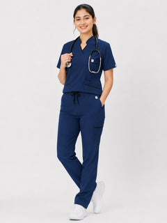 Cura Pro Women’s V-Neck(2-Way Stretch) Scrub